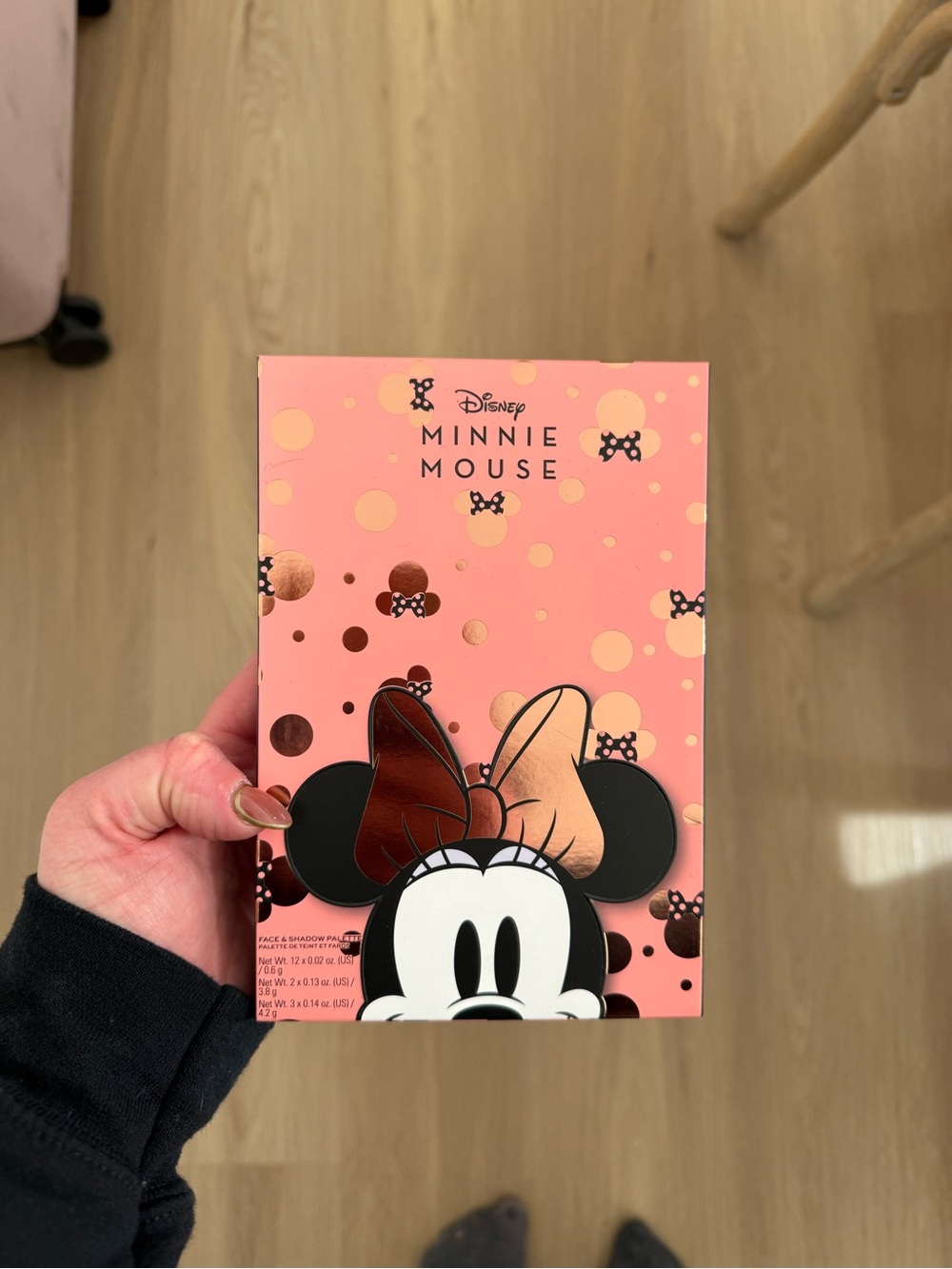 Disney Minnie Mouse Pink and Rose Gold Kids Makeup Palette